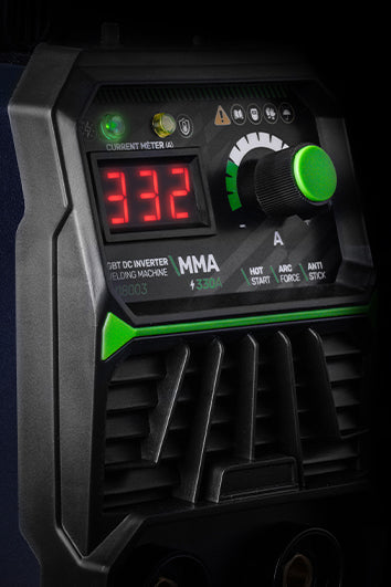 Zakres prądu w spawarce 330 A