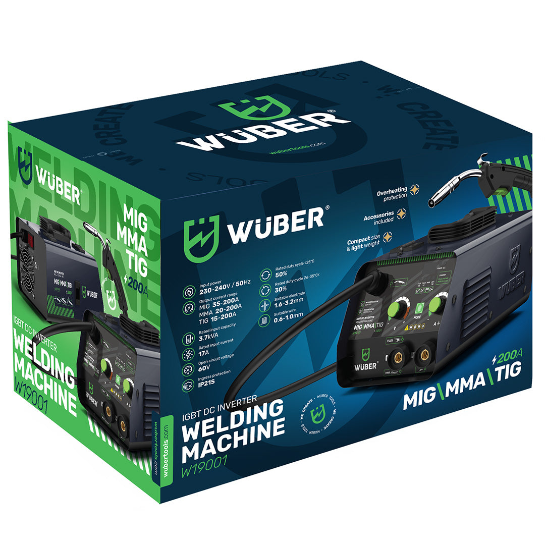 Oryginalne opakowanie spawarki kod W19001