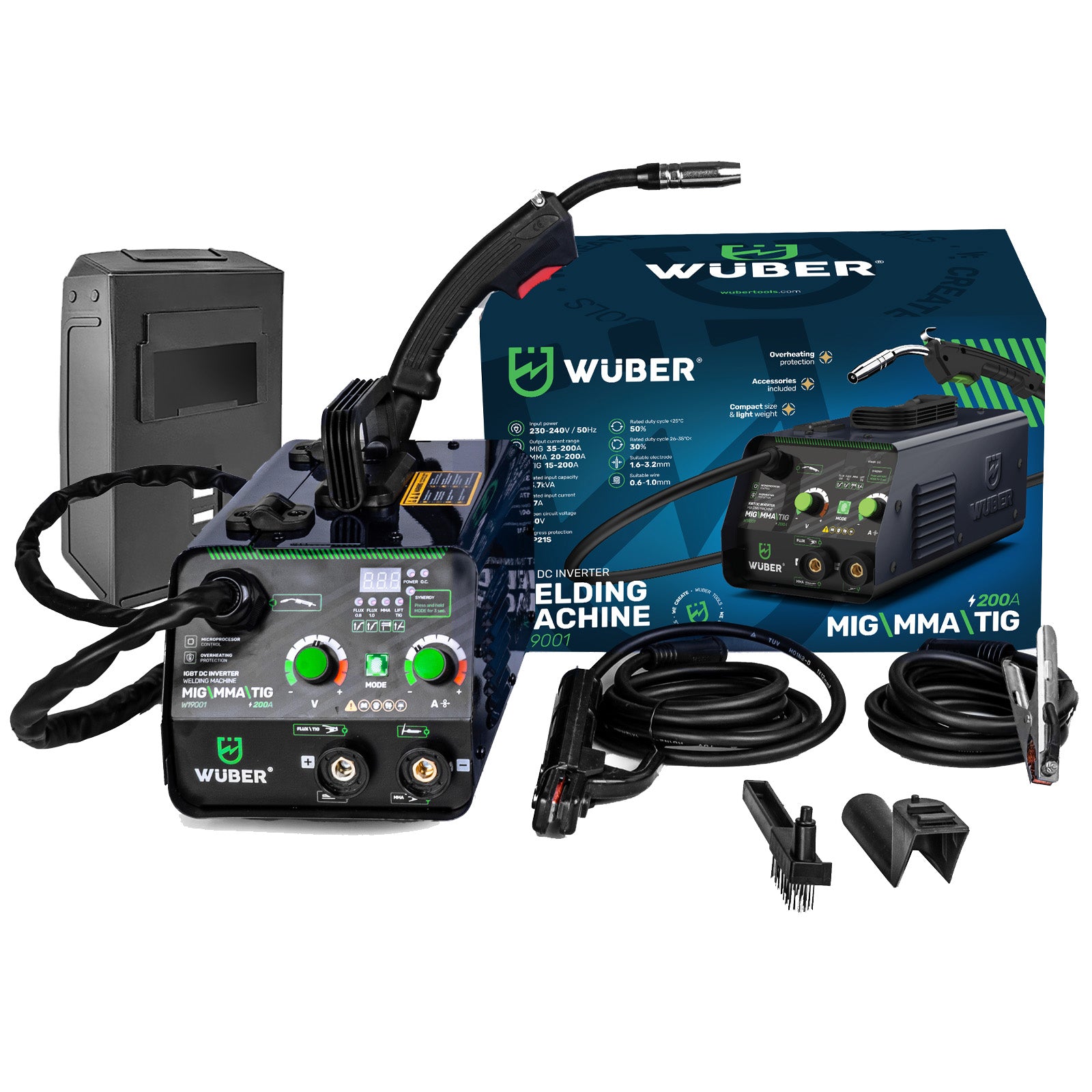 Pełen zestaw, gotowy do użycia. Spawarka + akcesoria