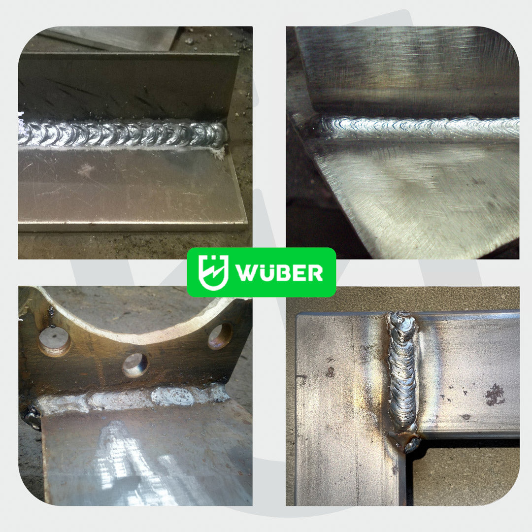 Przykładowe spawy spawarką o sygnaturze W19001