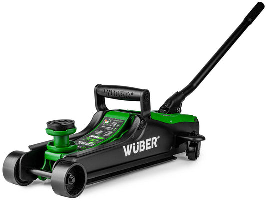 Podnośnik niskoprofilowy z gumową nakładką oraz rączką do pompowania - kod W22001