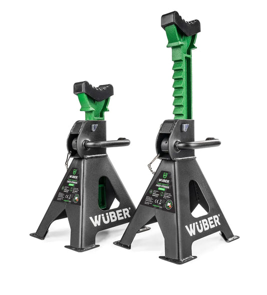 Dwie kobyłki warsztatowe z regulacją wysokości 280-415 mm W22009 WUBER
