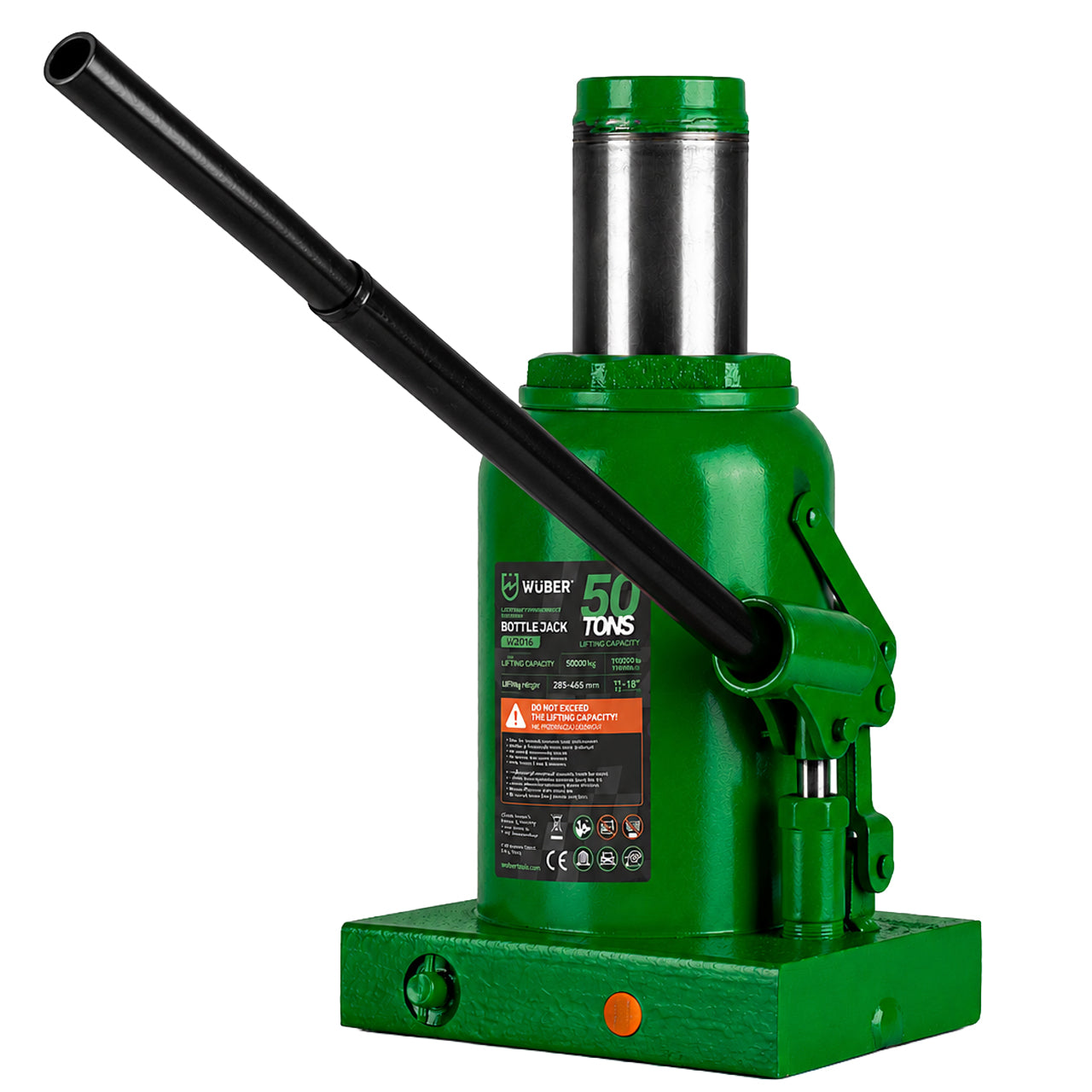 Podnośnik słupkowy hydrauliczny 50 t 285-465 mm WUBER