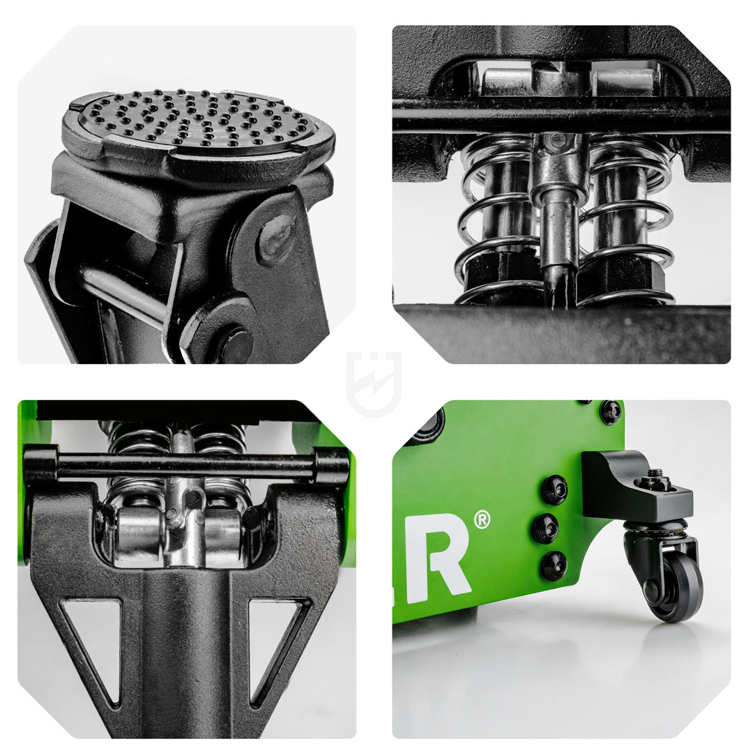 Podnośnik samochodowy niskoprofilowy 90-365 mm 1,5 t WUBER