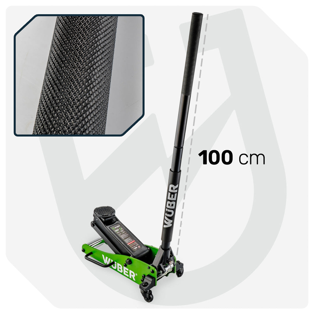 Podnośnik samochodowy niskoprofilowy 90-365 mm 1,5 t WUBER