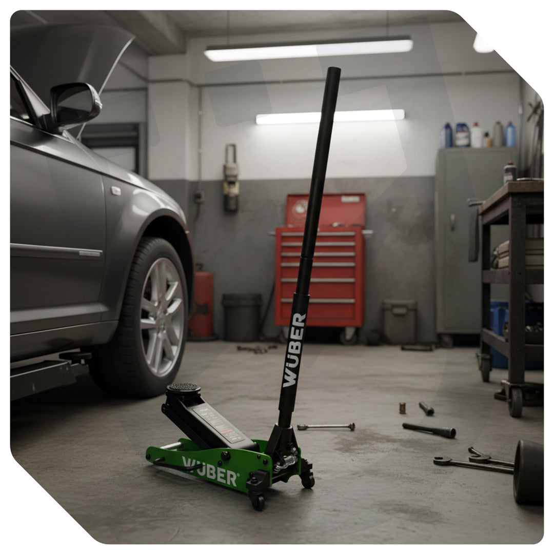 Podnośnik samochodowy niskoprofilowy 90-365 mm 1,5 t WUBER
