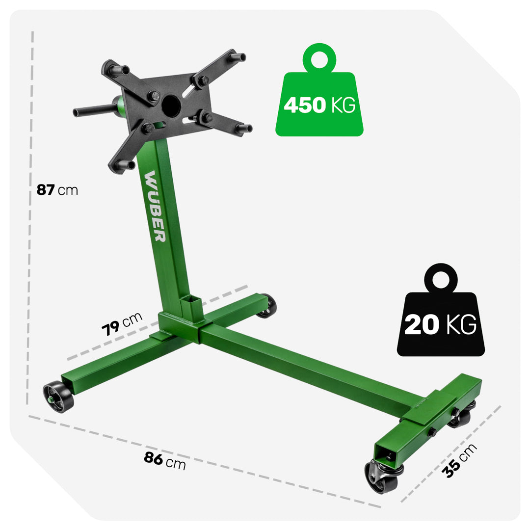 Stojak do montażu silnika 450 kg WUBER