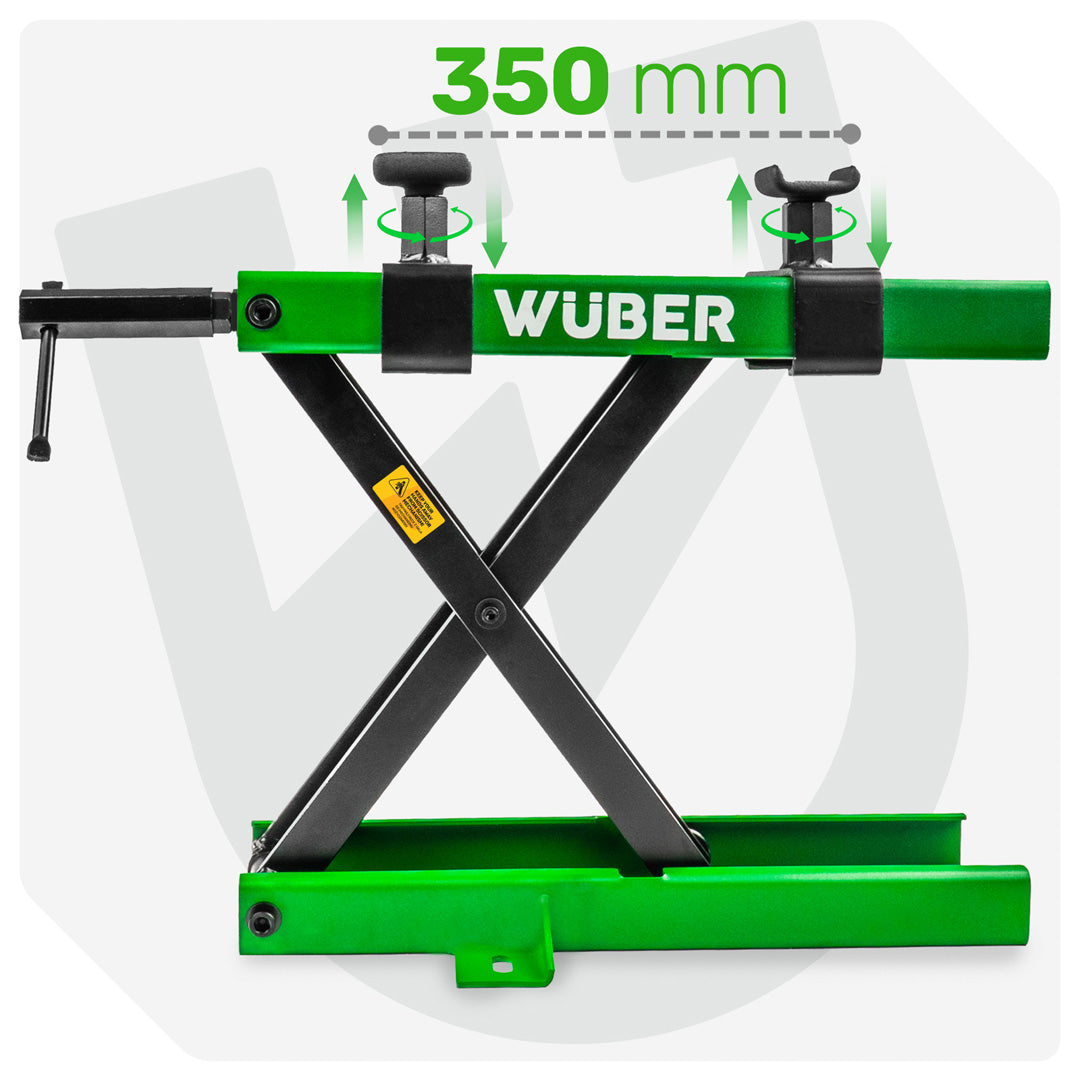 Podnośnik trapezowy motocyklowy śrubowy 500 kg WUBER