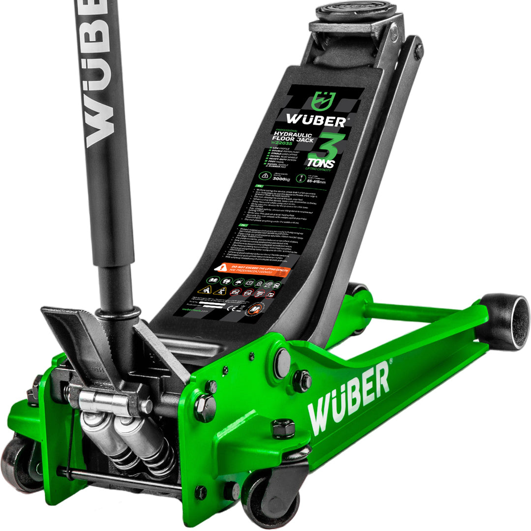 Podnośnik samochodowy niskoprofilowy 85-615 mm 3 t WUBER