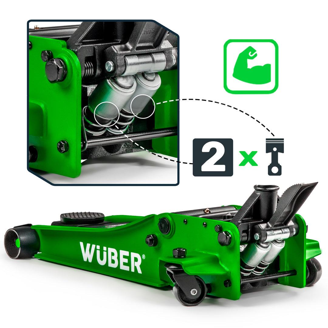 Dwutłokowy system podnoszenia