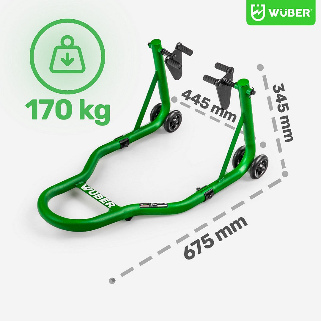 Stojak motocyklowy na przód i tył 340 kg WUBER