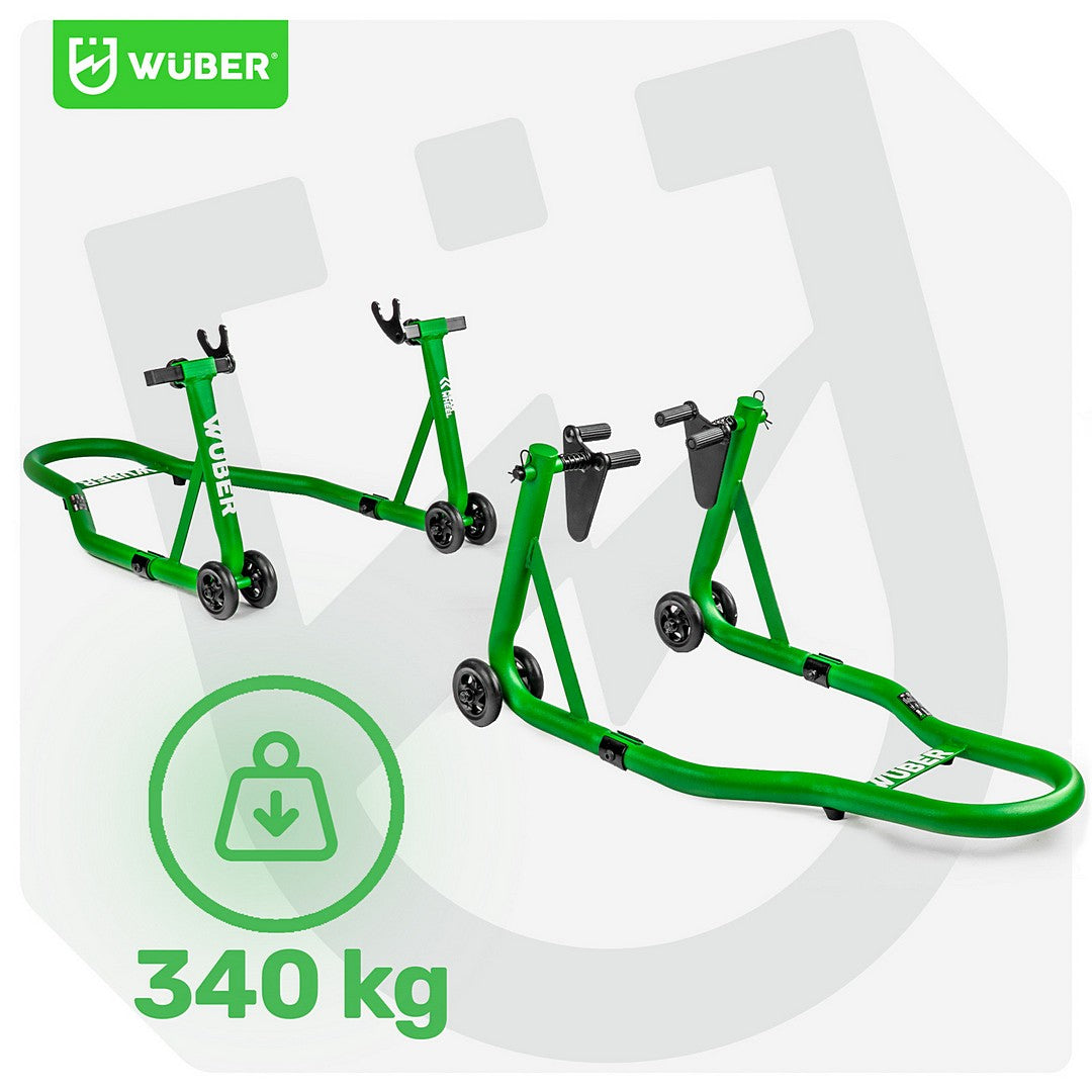 Stojak motocyklowy na przód i tył 340 kg WUBER