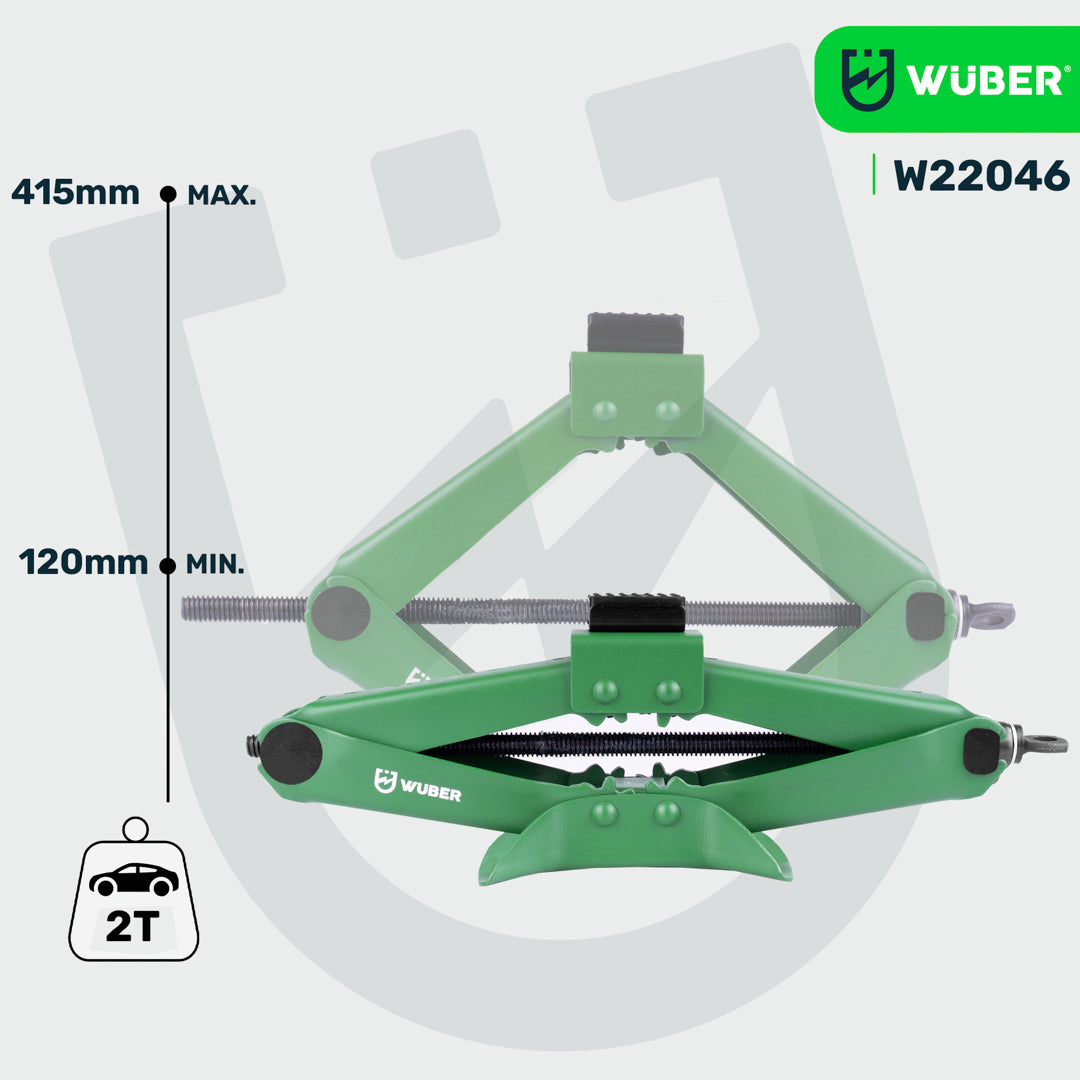 Podnośnik trapezowy 2 t 120-415 kg WUBER