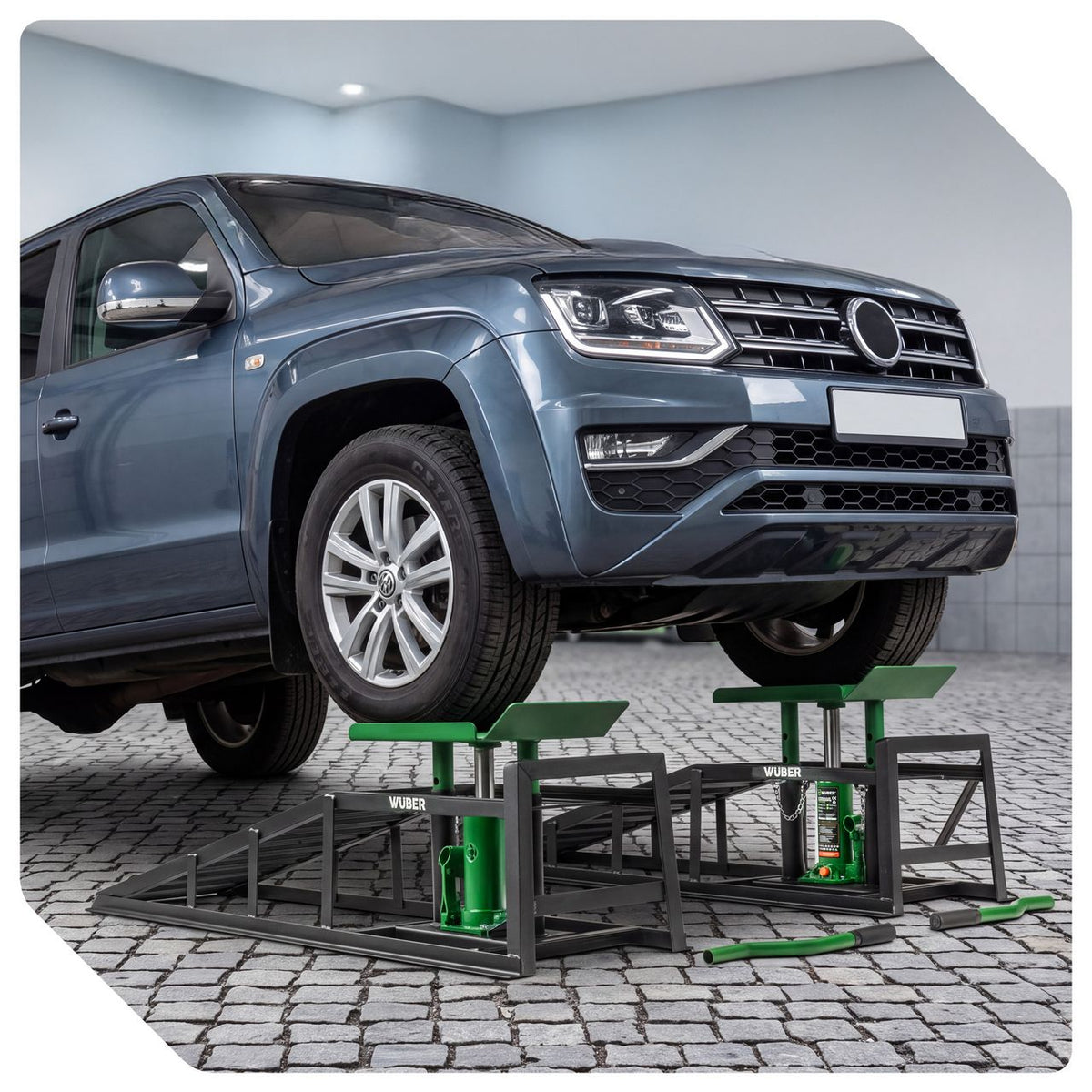 Najazdy samochodowe z podnośnikiem hydraulicznym 5 t WUBER