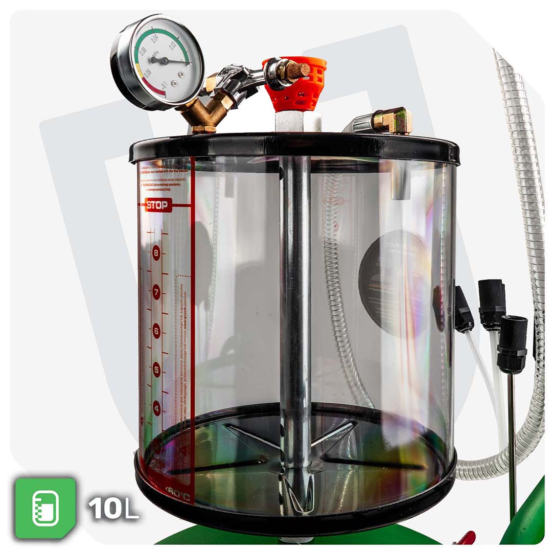 Pneumatyczna zlewarka i odsysarka do oleju 80 l misa 45 cm WUBER