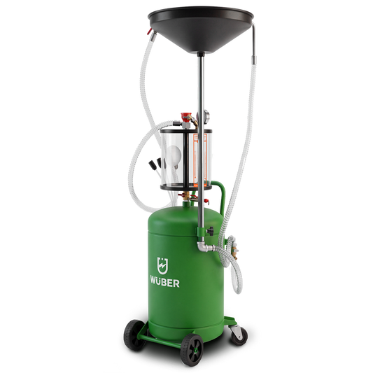 Pneumatyczna zlewarka i odsysarka do oleju 80 l misa 45 cm WUBER