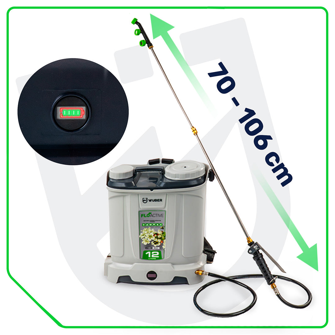 Opryskiwacz 12 l akumulatorowy z mieszadłem WUBER