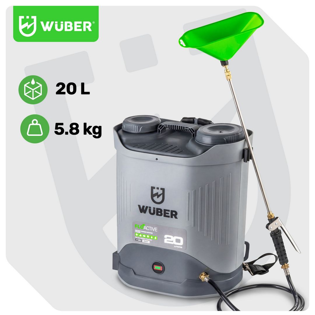 Opryskiwacz akumulatorowy plecakowy 20 l WUBER