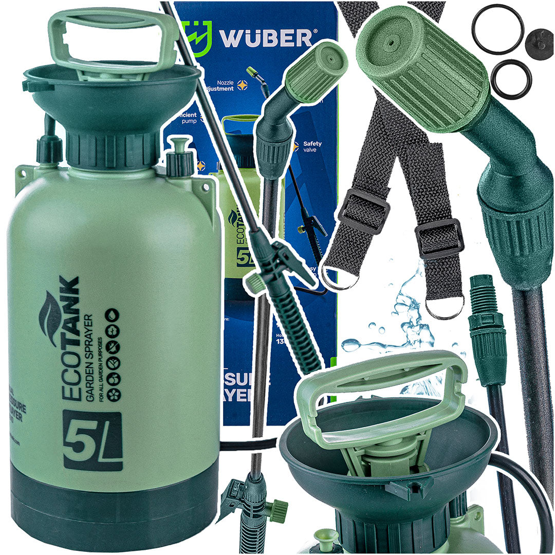 Pełen zestaw z opryskiwaczem ogrodowym WUBER W24005