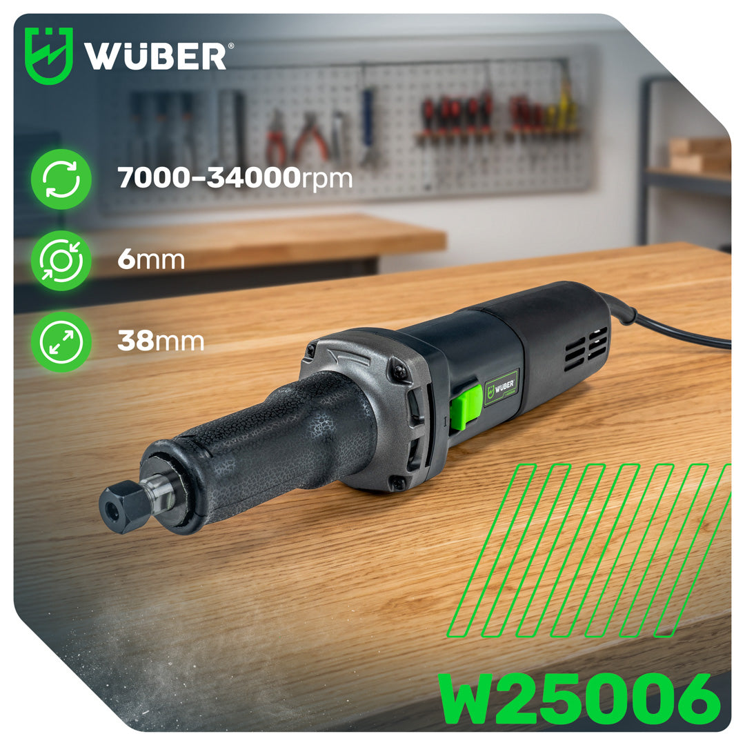 Szlifierka trzpieniowa frezarka wielofunkcyjna 550 W elektryczna WUBER
