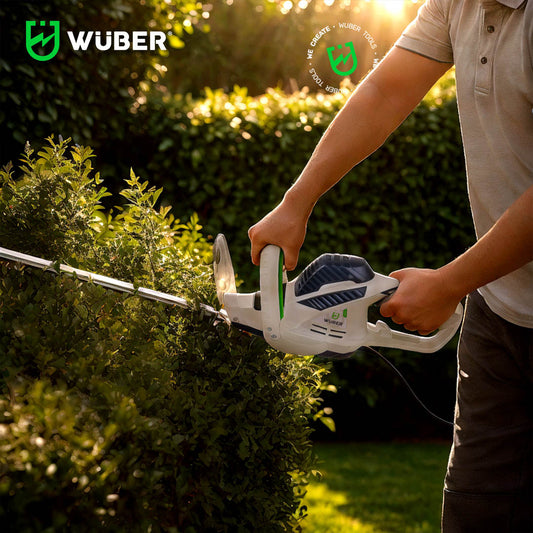 Przycinanie żywopłotu nożycami ogrodowymi W27330 WUBER