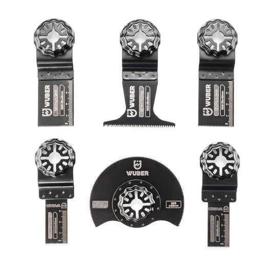Zestaw 6 brzeszczotów do narzędzia wielofunkcyjnego WUBER