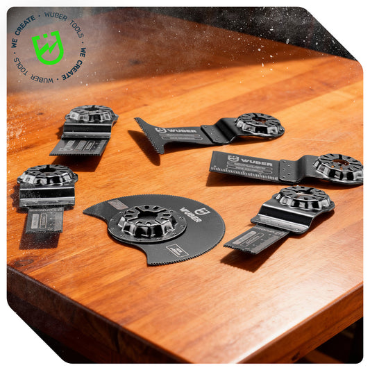 Zestaw 6 brzeszczotów do narzędzia wielofunkcyjnego WUBER