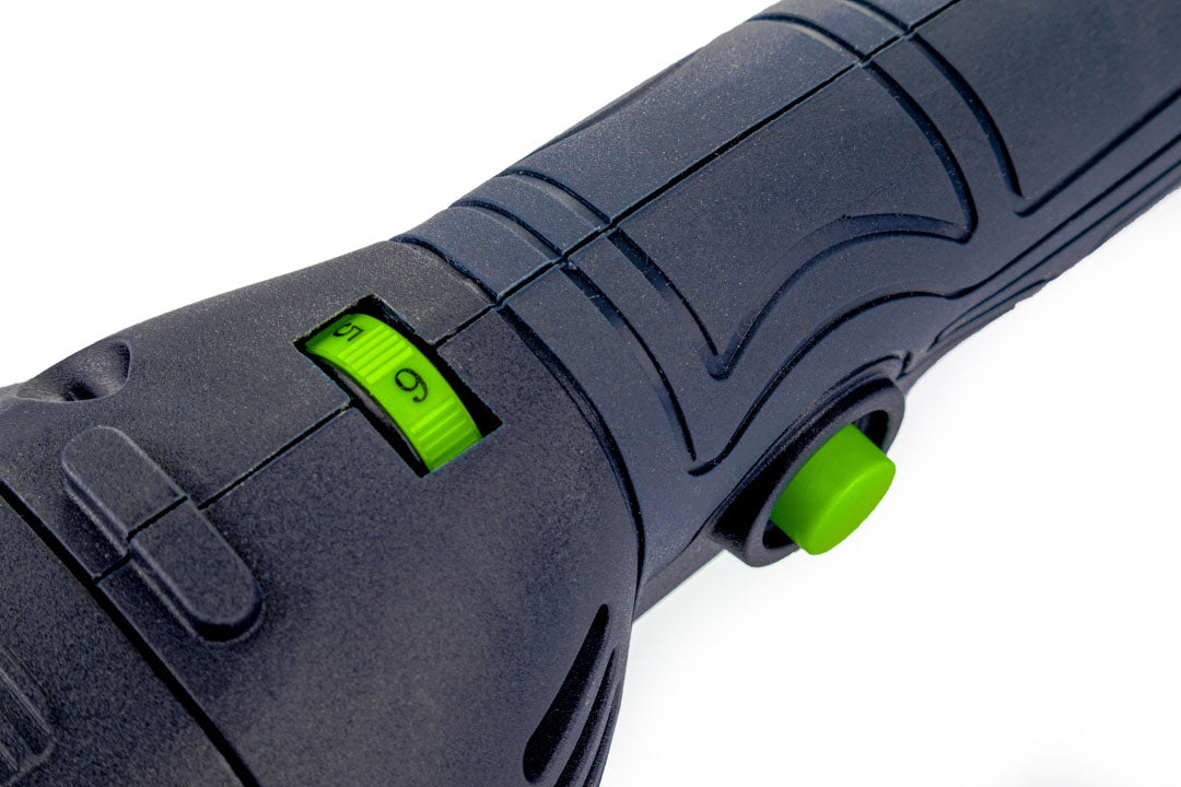 Regulacja prędkości obrotowej do sześciu stopni w szlifierce W27474