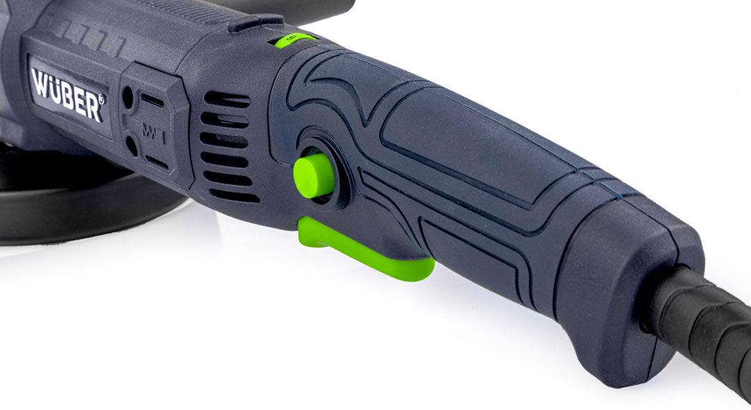 Przycisk blokady pracy ciągłej w szlifierce kątowej W27474