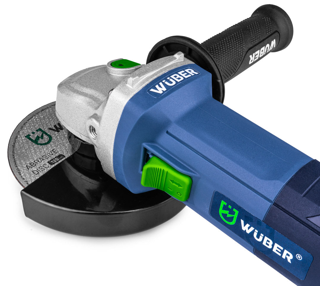 Włącznik i zamontowana tarcza do szlifierki kątowej W27477