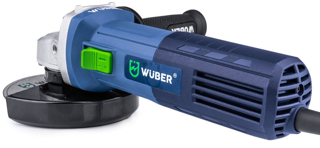 Szlifierka kątowa elektryczna - perspektywa od tyłu