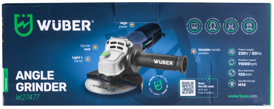 Oryginalne opakowanie producenta szlifierki kątowej W27477