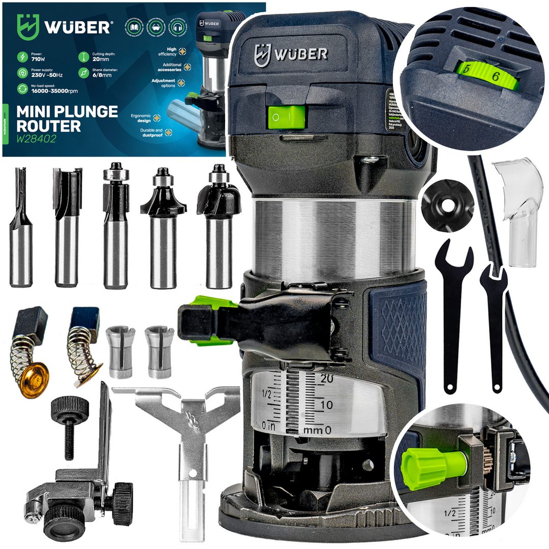 Frezarka górnowrzecionowa i akcesoria potrzebne do rozpoczęcia pracy