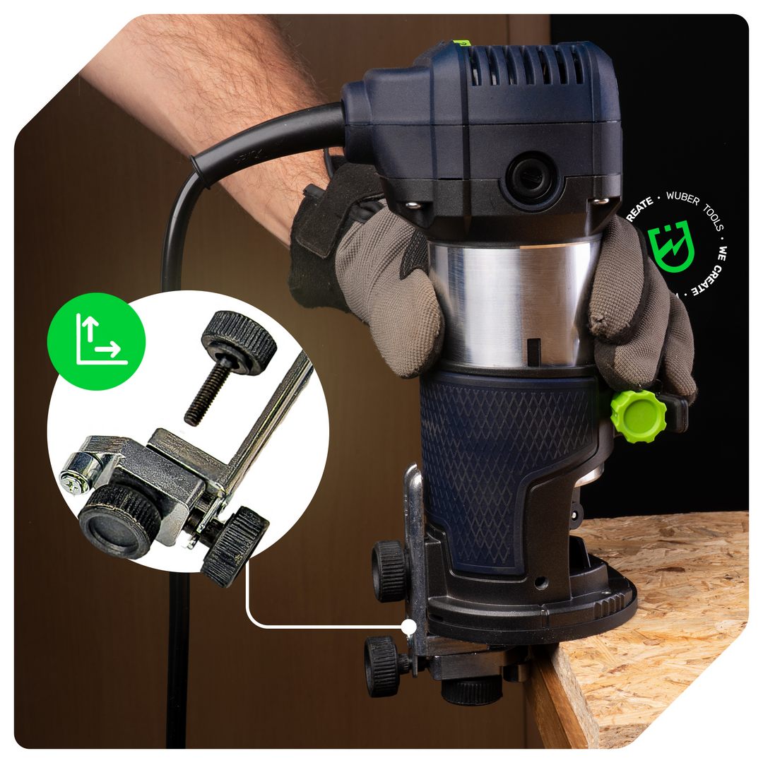 Mocowanie frezarki na imadło do stołu roboczego - W28402 