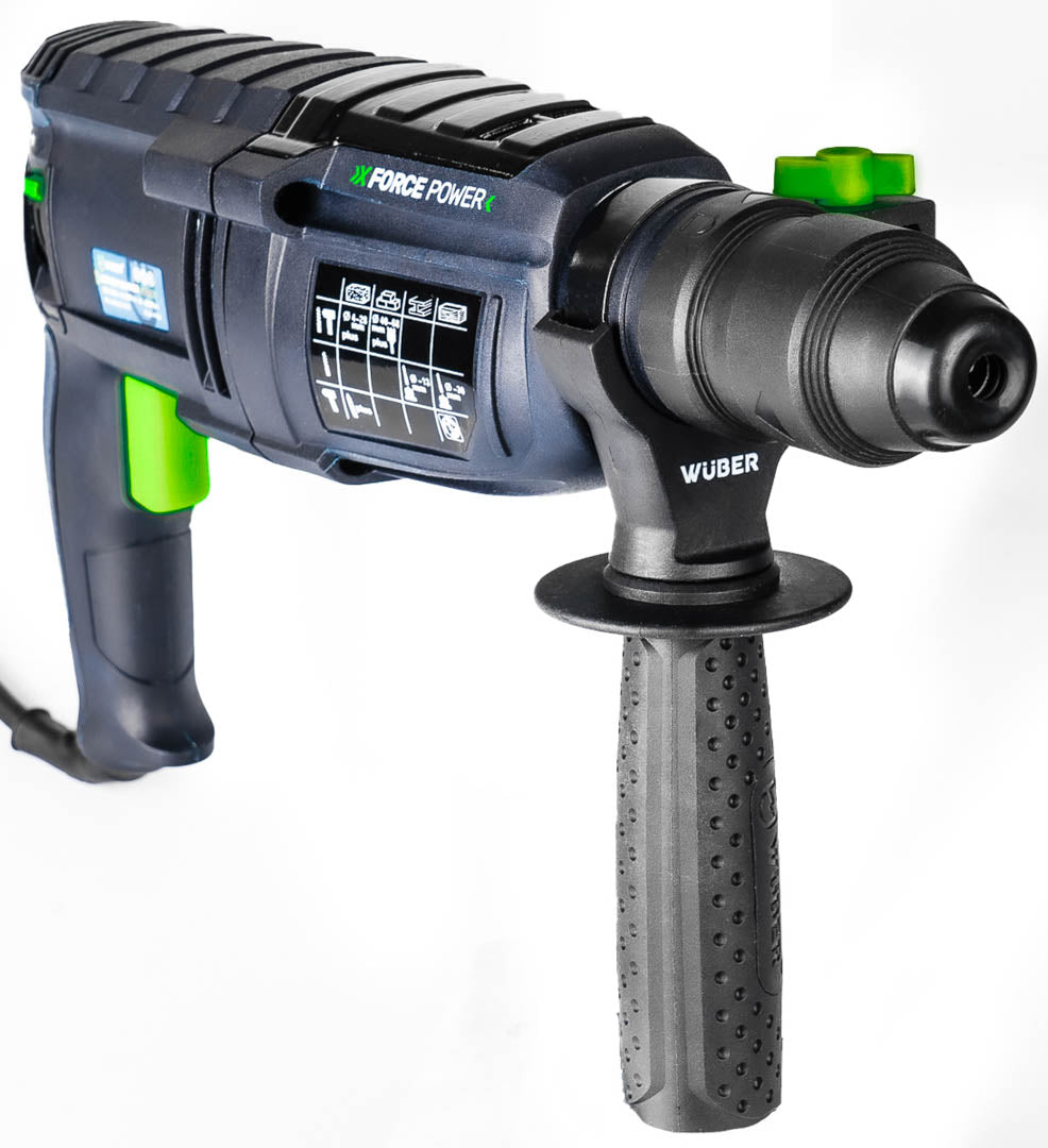 Młotowiertarka elektryczna z dodatkowym uchwytem - WUBER W28920