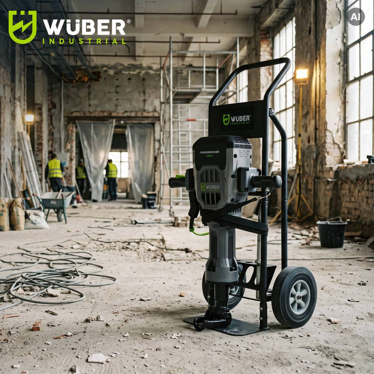 Wózek transportowy do młota wyburzeniowego WUBER