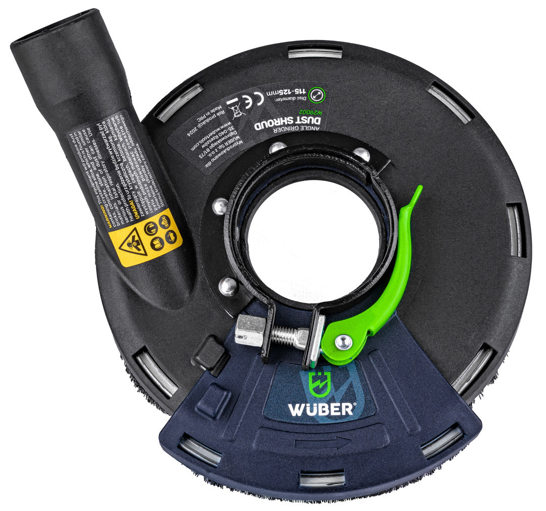 Osłona przeciwpyłowa na szlifierkę kątową - widok z góry W29002