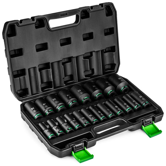 Nasadki udarowe 20 sztuk - zestaw w walizce W33011 WUBER