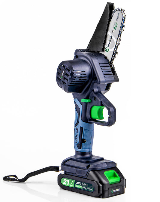 Piła łańcuchowa akumulatorowa 21 V gałęziówka zestaw WUBER