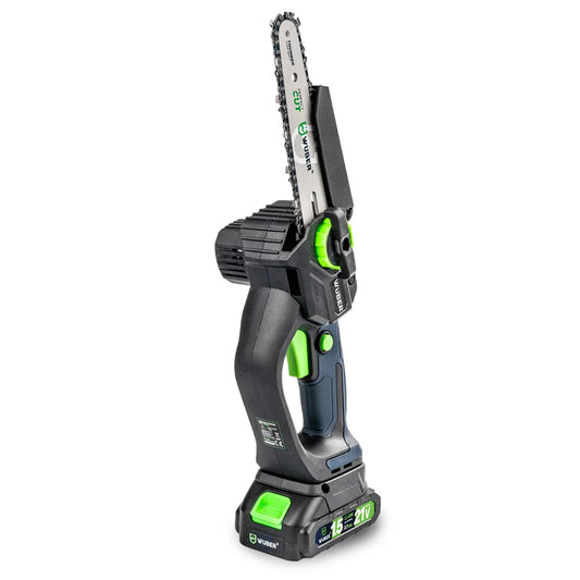 Mini pilarka piła łańcuchowa akumulatorowa 21 V 5 m/s WUBER