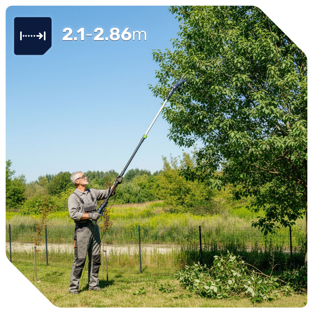 Piła łańcuchowa na wysięgniku 2,86 m gałęziówka SDS WUBER