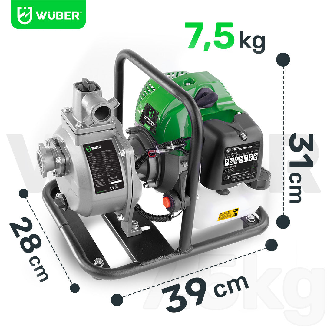 Motopompa spalinowa 2 KM 1" WUBER
