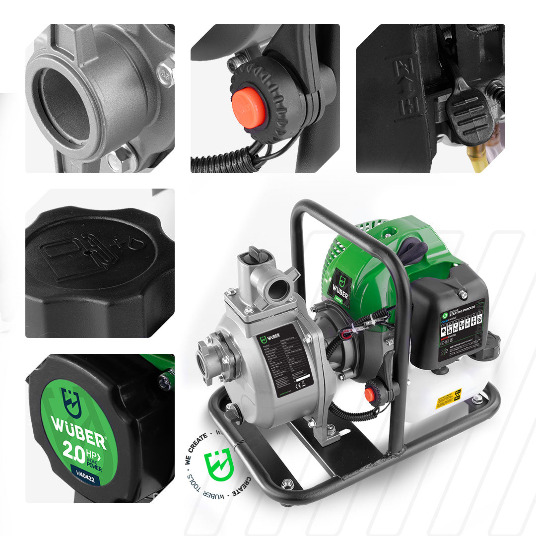 Motopompa spalinowa 2 KM 1" WUBER