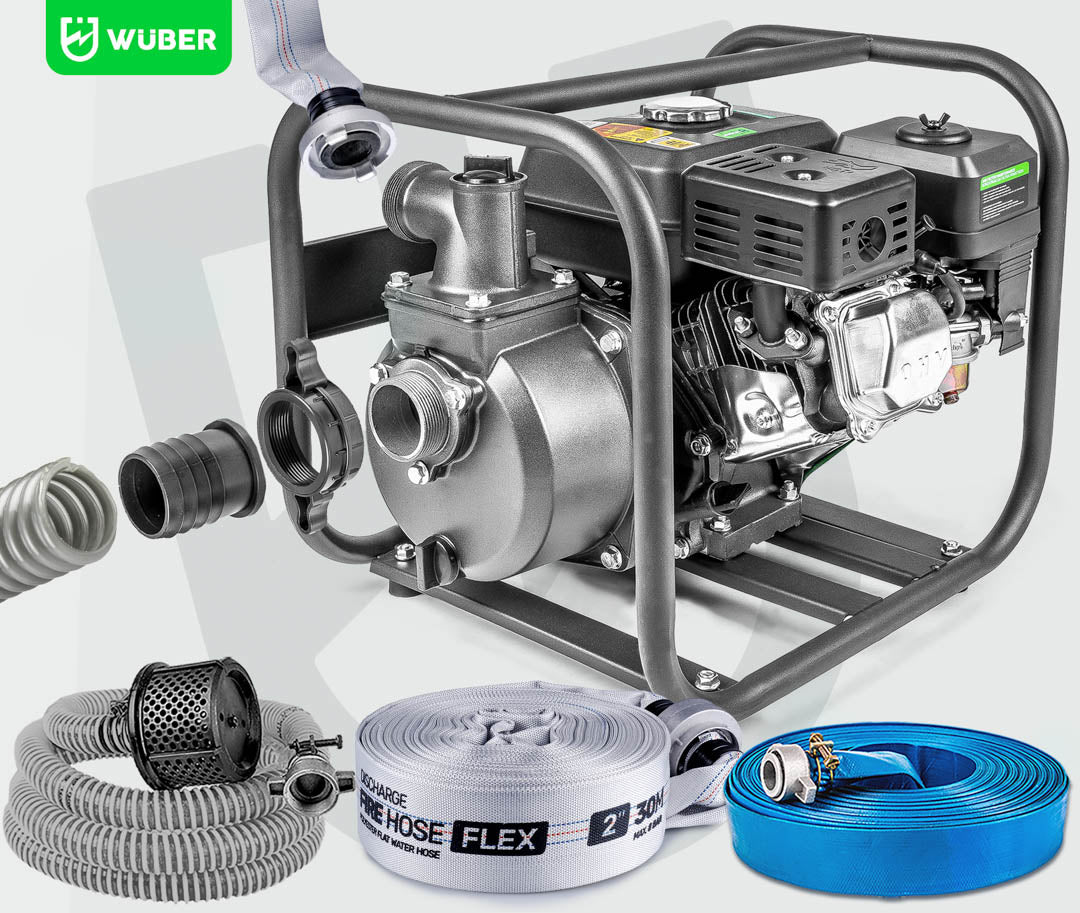 Motopompa spalinowa 7 KM 2" WUBER