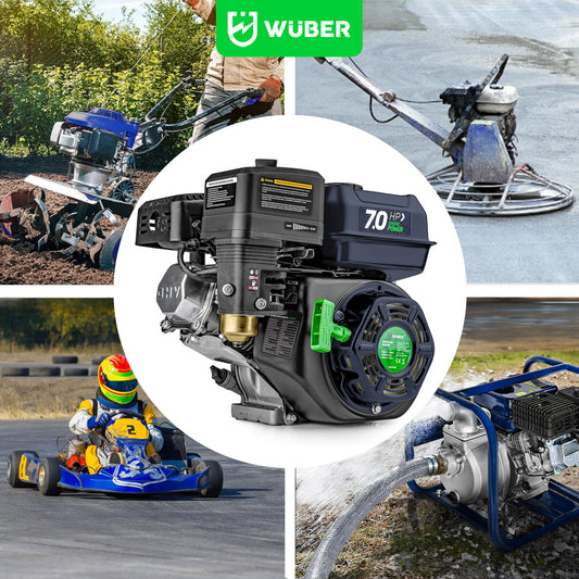 Silnik spalinowy 7 KM wałek 20 mm OVH +olej WUBER