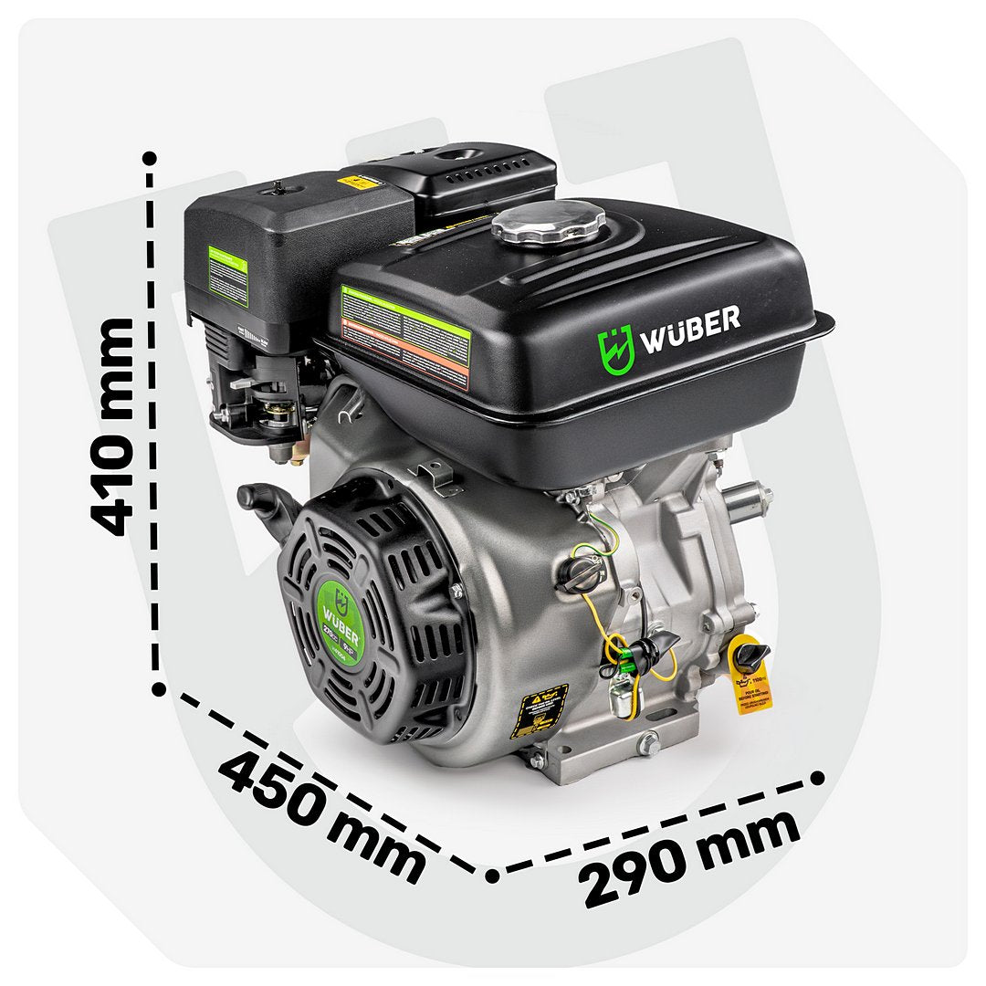 Silnik spalinowy 9 KM do zagęszczarki z rozruchem WUBER