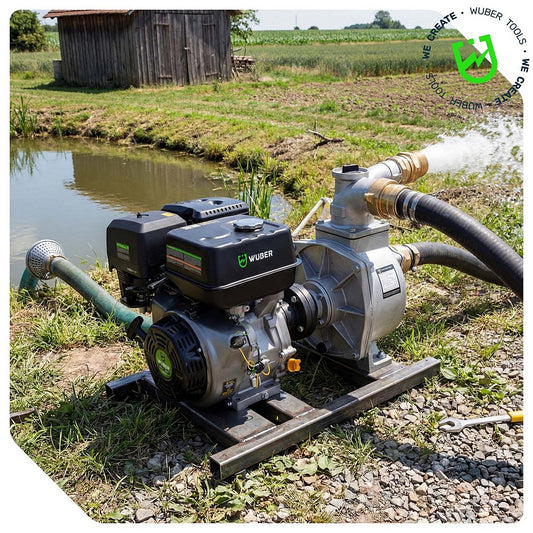 Silnik spalinowy 15 KM do zagęszczarki z rozruchem WUBER