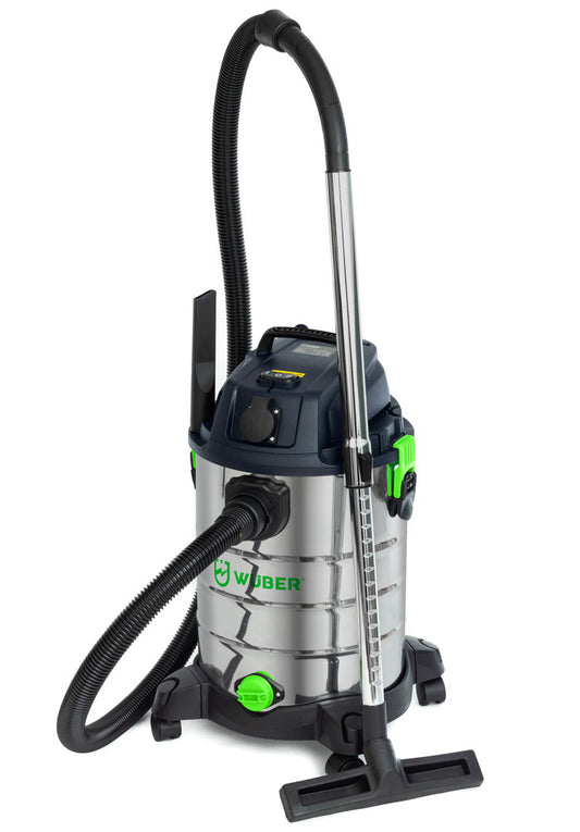 Odkurzacz przemysłowy 30 l mokro/sucho WUBER