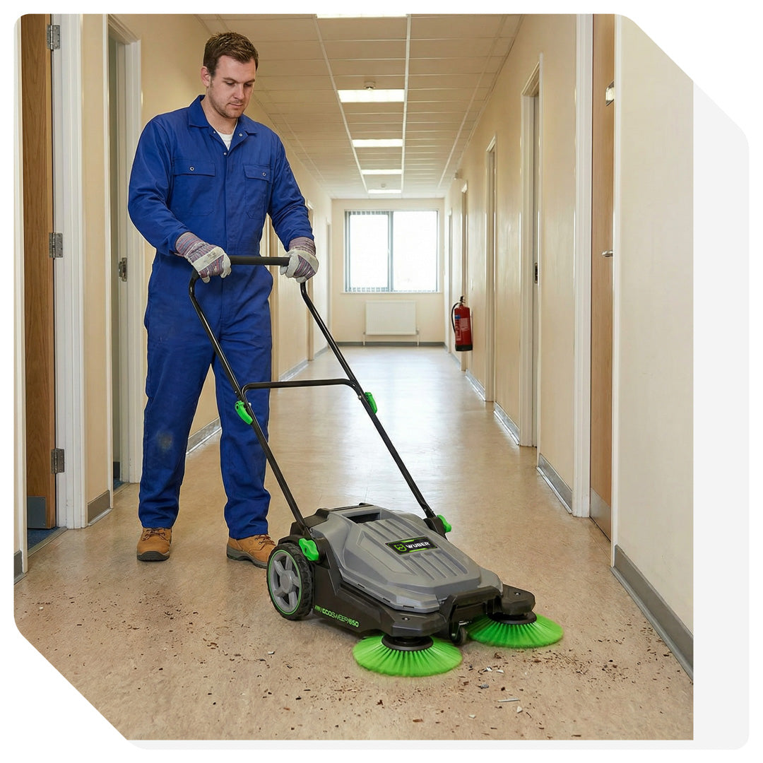 Zamiatarka ręczna 650 mm do chodnika WUBER