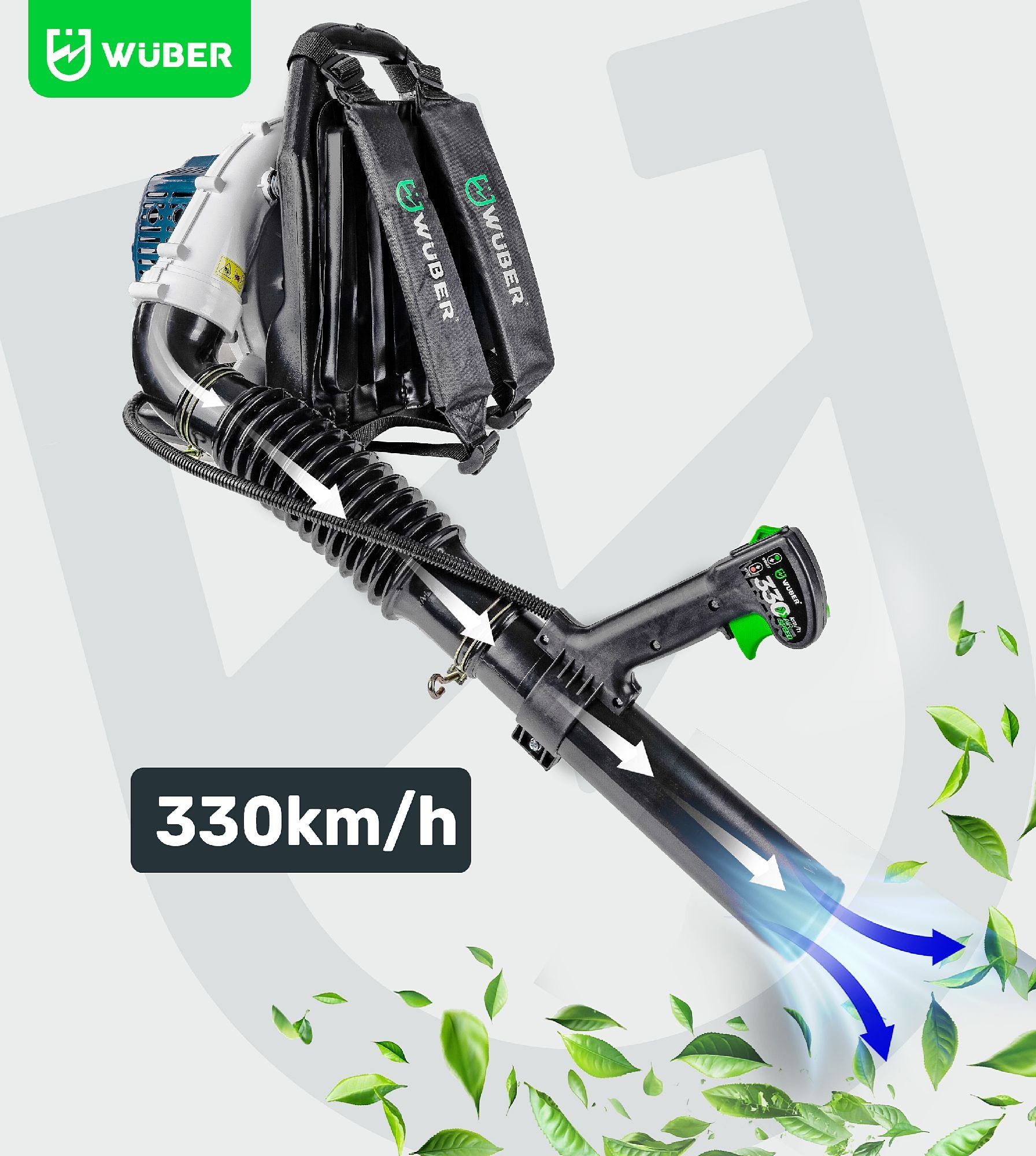 Dmuchawa spalinowa 1,7 KM plecakowa WUBER
